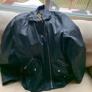 American Eagle faux leather jacket